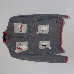 🌹Northern reflections christmas sweater SMALL half zip